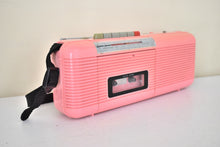 画像をギャラリービューアに読み込む, Go-Go's Pink 80s Lennox Model CT-72 AM FM Cassette Mini Boombox Radio! Sounds Great Excellent Condition! Original Box!