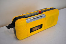 画像をギャラリービューアに読み込む, Cab Yellow 80s Street Beat Model CT-72 AM FM Cassette Mini Boombox Radio! Sounds Great Excellent Condition!