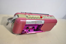 画像をギャラリービューアに読み込む, Magenta 80s Street Beat Model CT-72 AM FM Cassette Mini Boombox Radio! Sounds Great Excellent Condition!