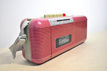 画像をギャラリービューアに読み込む, Magenta 80s Street Beat Model CT-72 AM FM Cassette Mini Boombox Radio! Sounds Great Excellent Condition!