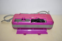 画像をギャラリービューアに読み込む, Magenta 80s Street Beat Model CT-72 AM FM Cassette Mini Boombox Radio! Sounds Great Excellent Condition!