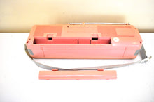 画像をギャラリービューアに読み込む, Peach Pink 80s Lenoxx Sound Model CT-725 AM FM Cassette Mini Boombox Radio! Sounds Great Excellent Condition!