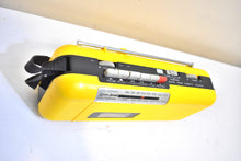 画像をギャラリービューアに読み込む, Cab Yellow 80s Lenoxx Street Beat Model CT-72 AM FM Cassette Mini Boombox Radio! Sounds Great Excellent Condition!