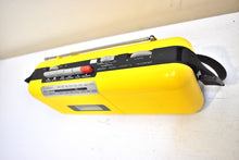 画像をギャラリービューアに読み込む, Cab Yellow 80s Lenoxx Street Beat Model CT-72 AM FM Cassette Mini Boombox Radio! Sounds Great Excellent Condition!
