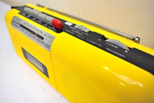 画像をギャラリービューアに読み込む, Cab Yellow 80s Lenoxx Street Beat Model CT-72 AM FM Cassette Mini Boombox Radio! Sounds Great Excellent Condition!