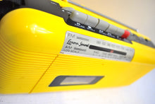 画像をギャラリービューアに読み込む, Cab Yellow 80s Lenoxx Street Beat Model CT-72 AM FM Cassette Mini Boombox Radio! Sounds Great Excellent Condition!