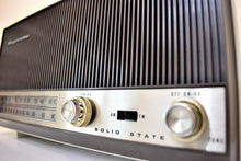 画像をギャラリービューアに読み込む, Bluetooth 準備完了 - ナツメグ ブラウン 1962 Magnavox モデル 1FM062 ソリッド ステート AM/FM ラジオ 素晴らしい状態です。いいね！