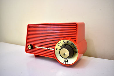 Fiesta Red 1957 Motorola Model 5T22R 