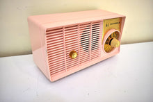 Load image into Gallery viewer, Cotillion Pink 1957/58 Motorola Model 5T23P-1 AM Vacuum Tube Radio Rare Model!