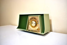 Load image into Gallery viewer, Avocado Green 1961 Motorola Model A17G AM Vintage Radio Sounds Terrific! Excellent Shape!
