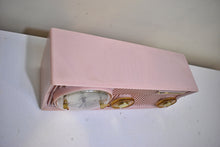 画像をギャラリービューアに読み込む, クールミントグリーン 1957年モトローラモデル 5C25GW 真空管AM時計ラジオ レアカラーサウンド素晴らしい！