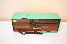 Load image into Gallery viewer, Sea Green 1957 Motorola Model 57H AM Vacuum Tube Radio Rare Model Loud and Clear Sounding!