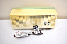 Load image into Gallery viewer, Lime Green 1959 Motorola Model 5C14GW Vacuum Tube AM Clock Radio Beautiful and Rare Color! Excellent Condition!