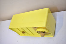 Load image into Gallery viewer, Citron Yellow 1957 Motorola Model 5T23Y AM Vacuum Tube Radio Rare Model! Rare Color!