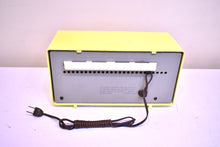 Load image into Gallery viewer, Citron Yellow 1957 Motorola Model 5T23Y AM Vacuum Tube Radio Rare Model! Rare Color!