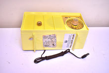 Load image into Gallery viewer, Citron Yellow 1957 Motorola Model 5T23Y AM Vacuum Tube Radio Rare Model! Rare Color!