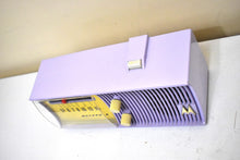 Load image into Gallery viewer, Hyacinth Lavender 1957 Motorola Model 5T27V-1 AM Vacuum Tube Radio Rare Model Beyond Rare Color!