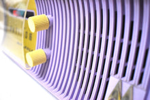 Load image into Gallery viewer, Hyacinth Lavender 1957 Motorola Model 5T27V-1 AM Vacuum Tube Radio Rare Model Beyond Rare Color!