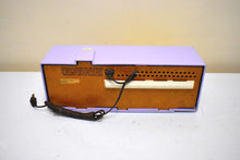Load image into Gallery viewer, Hyacinth Lavender 1957 Motorola Model 5T27V-1 AM Vacuum Tube Radio Rare Model Beyond Rare Color!