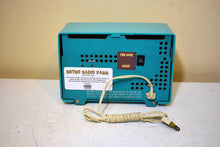 Load image into Gallery viewer, Bluetooth Ready To Go - Ocean Turquoise 1961 Motorola Model A-15J3 AM Vacuum Tube Radio Little Blaster! Excellent Condition!