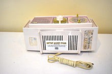 Load image into Gallery viewer, Powder Pink Mid-Century 1963 Motorola Model C19P60 Vacuum Tube AM Clock Radio Rare Color Combo!