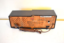 Load image into Gallery viewer, Espresso Brown 1957 Motorola Model 57CD2A Vacuum Tube AM Clock Radio Beauty Sounds Fantastic!