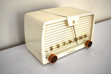 Load image into Gallery viewer, Linen Ivory 1950 Motorola Model 59H12 Vacuum Tube AM Radio Great Sounding Excellent Shape!