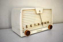 Load image into Gallery viewer, Linen Ivory 1950 Motorola Model 59H12 Vacuum Tube AM Radio Great Sounding Excellent Shape!
