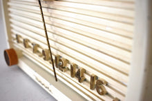 Load image into Gallery viewer, Linen Ivory 1950 Motorola Model 59H12 Vacuum Tube AM Radio Great Sounding Excellent Shape!