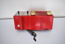 Load image into Gallery viewer, Cardinal Red 1955 Motorola Model 56CS3A AM Vacuum Tube Radio Superb Sounding Red Hot Looking!