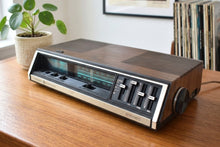 Load image into Gallery viewer, Wood Grain 1977 General Electric Model 7-4695A AM FM Digital Alarm Clock Radio! Excellent Condition!