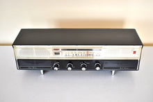 Load image into Gallery viewer, Kanji Black and White Late Fifties Early Sixties Onkyo Model FM-820U Vacuum Tube AM FM Shortwave Radio Rare Beauty Sounds Great! Excellent Condition!