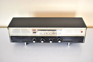 Kanji Black and White Late Fifties Early Sixties Onkyo Model FM-820U Vacuum Tube AM FM Shortwave Radio Rare Beauty Sounds Great! Excellent Condition!