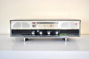 Kanji Black and White Late Fifties Early Sixties Onkyo Model FM-820U Vacuum Tube AM FM Shortwave Radio Rare Beauty Sounds Great! Excellent Condition!