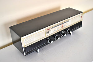 Kanji Black and White Late Fifties Early Sixties Onkyo Model FM-820U Vacuum Tube AM FM Shortwave Radio Rare Beauty Sounds Great! Excellent Condition!