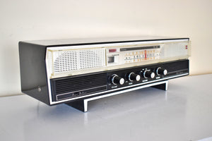 Kanji Black and White Late Fifties Early Sixties Onkyo Model FM-820U Vacuum Tube AM FM Shortwave Radio Rare Beauty Sounds Great! Excellent Condition!