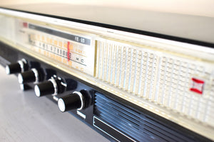 Kanji Black and White Late Fifties Early Sixties Onkyo Model FM-820U Vacuum Tube AM FM Shortwave Radio Rare Beauty Sounds Great! Excellent Condition!