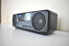 Charger l&#39;image dans la galerie, Tech Black 1980s Soundesign Model RC-X210A AM FM Digital Alarm Clock Radio! Excellent Condition! Sounds Great!