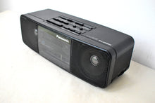 Load image into Gallery viewer, Tech Black 1980s Panasonic Model RC-X220 AM FM Digital Alarm Clock Radio! Excellent Condition! Sounds Great!