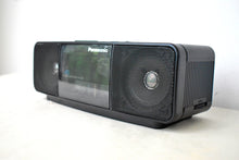 Load image into Gallery viewer, Tech Black 1980s Panasonic Model RC-X220 AM FM Digital Alarm Clock Radio! Excellent Condition! Sounds Great!