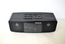 Load image into Gallery viewer, Tech Black 1980s Panasonic Model RC-X220 AM FM Digital Alarm Clock Radio! Excellent Condition! Sounds Great!