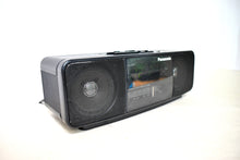 Load image into Gallery viewer, Tech Black 1980s Panasonic Model RC-X220 AM FM Digital Alarm Clock Radio! Excellent Condition! Sounds Great!