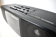 Load image into Gallery viewer, Tech Black 1980s Panasonic Model RC-X220 AM FM Digital Alarm Clock Radio! Excellent Condition! Sounds Great!