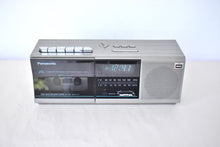 画像をギャラリービューアに読み込む, Tech Silver 1980s Panasonic Model RC-X80 AM FM Tape Digital Alarm Clock Radio! Excellent Condition!