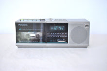 画像をギャラリービューアに読み込む, Tech Silver 1980s Panasonic Model RC-X80 AM FM Tape Digital Alarm Clock Radio! Excellent Condition!