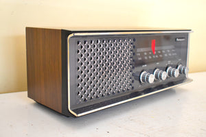 Bluetooth Ready To Go - 1970s Panasonic Model RE-6513 AM/FM Solid State Transistor Radio Sounds Fantastic Original Box!