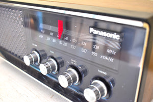 Bluetooth Ready To Go - 1970s Panasonic Model RE-6513 AM/FM Solid State Transistor Radio Sounds Fantastic Original Box!