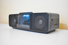 Load image into Gallery viewer, Tech Black 1980s Panasonic Model RX-250 AM FM Cassette Tape Digital Alarm Clock Radio! Excellent Condition! Sounds Great!