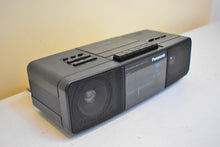 Load image into Gallery viewer, Tech Black 1980s Panasonic Model RX-250 AM FM Cassette Tape Digital Alarm Clock Radio! Excellent Condition! Sounds Great!