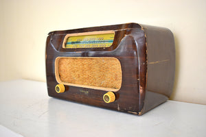 Artisan Handcrafted Original Wood Philco 1946 Model 46-421 Vacuum Tube AM Radio Solid Construction and Sounds Great!